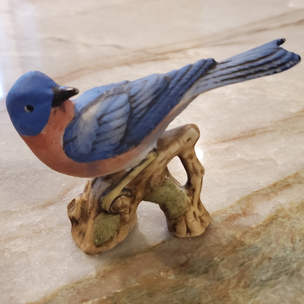 Lefton Blue Bird Figurine